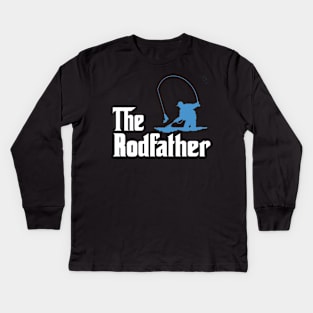 The Rodfather Fishing Kids Long Sleeve T-Shirt